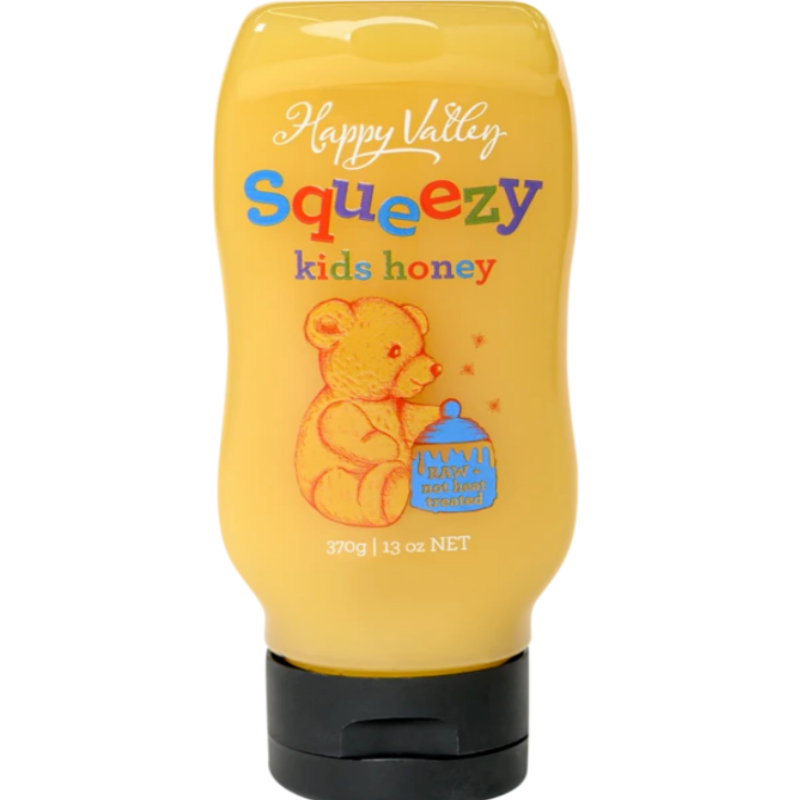 Happy Valley Squeezy Kids Honey 370g